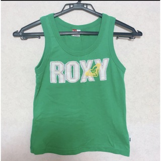 ロキシー(Roxy)のROXY ロキシー タンクトップ グリーン【Sサイズ】 (タンクトップ)