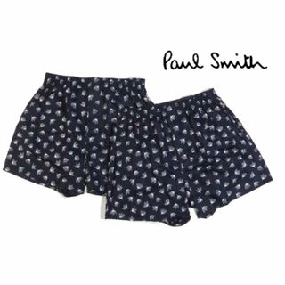 ポールスミス(Paul Smith)の【ポールスミス/Paul Smith】メンズトランクス・M・ネイビー系×2枚(トランクス)