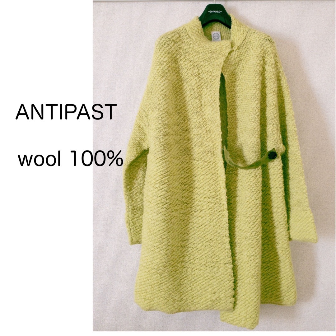 ANTIPAST アンティパスト 毛100% アウター コート グリーン