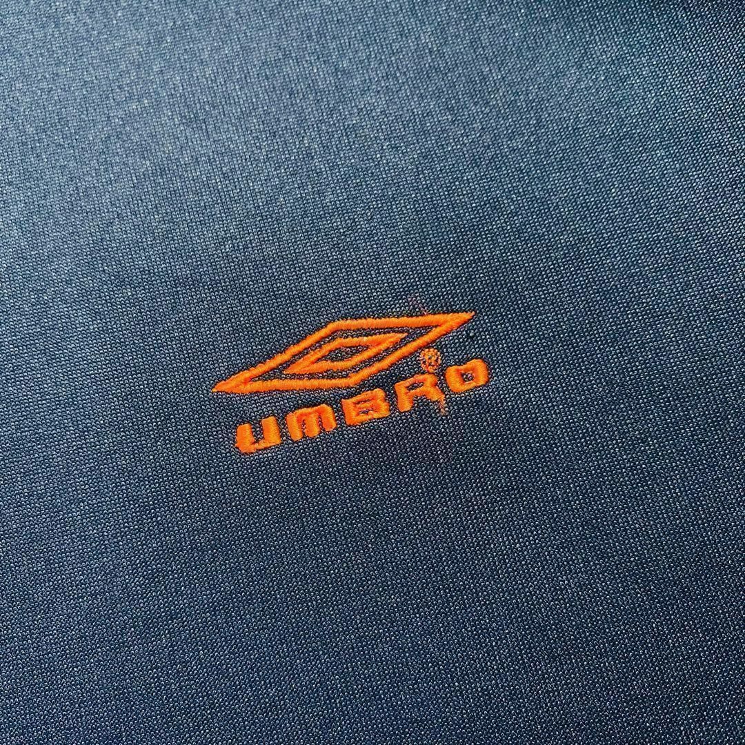 90s00s UMBRO アンブロ ネイビートラックジャケット 古着刺繍ロゴ-