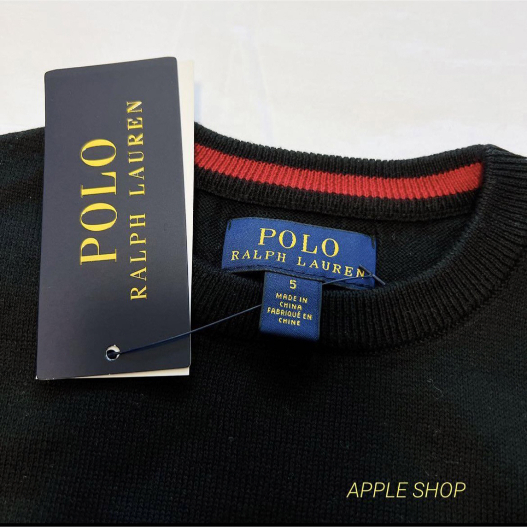 POLO RALPH LAUREN(ポロラルフローレン)のポロラルフローレン ニット セーター 新品未使用タグ付き サイズ115 /120 キッズ/ベビー/マタニティのキッズ服男の子用(90cm~)(ニット)の商品写真