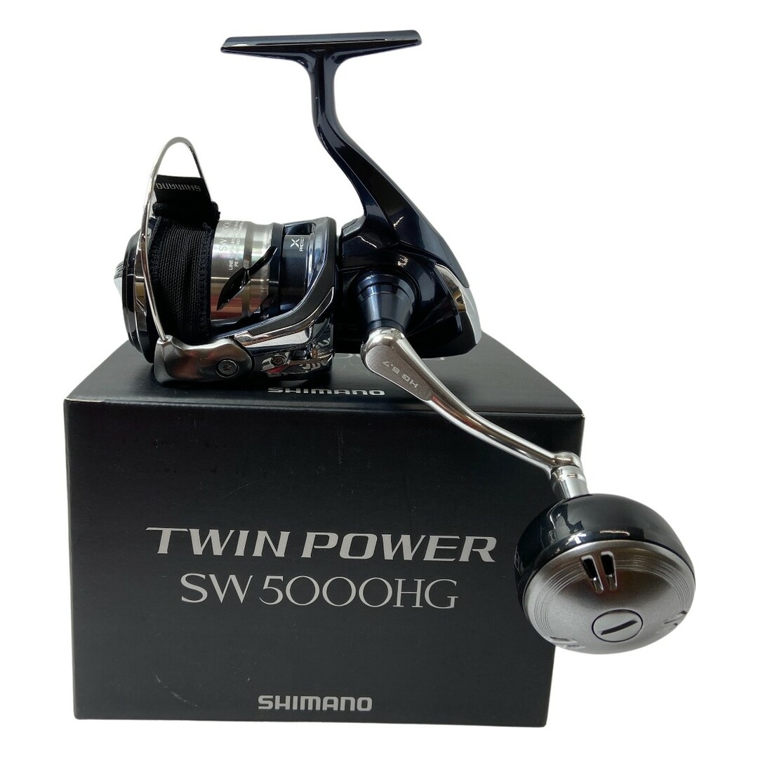 フィッシングΨΨSHIMANO シマノ 21ツインパワー　SW5000HG 042224 スピニングリール 箱付き