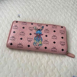 美品✨　MCM エムシーエム 長財布 ラビット うさぎ 総柄 ロゴ 兎