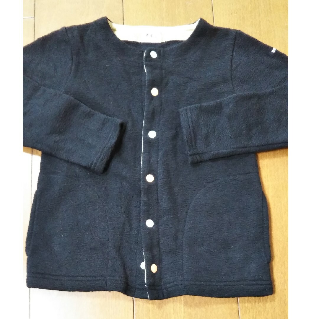 BREEZE(ブリーズ)の中古　BREEZE　あったかカーディガン　110 キッズ/ベビー/マタニティのキッズ服男の子用(90cm~)(カーディガン)の商品写真