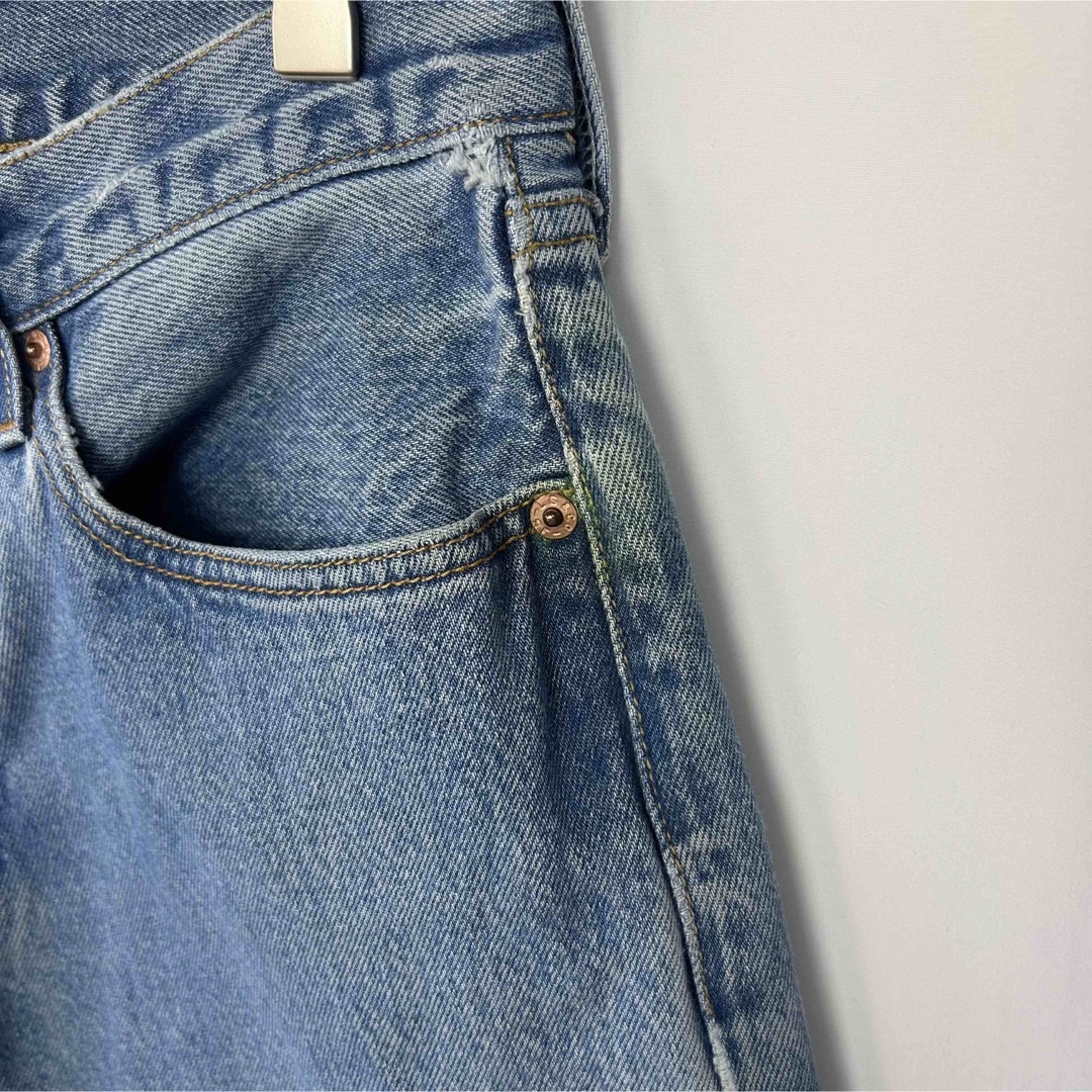 メキシコ製　Levi's 501 デニムジーンズ　ストレート　ボタンフライ