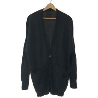 DEVOA - DEVOA デヴォア 23SS Cardigan cotton オーバーサイズコットンカーディガン ブラック 2