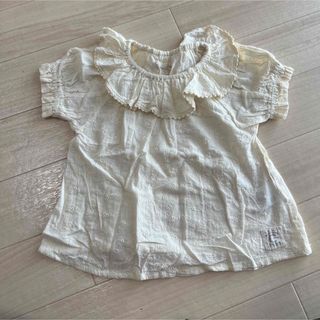 半袖 フリフリ 子ども服 トップス(シャツ/カットソー)