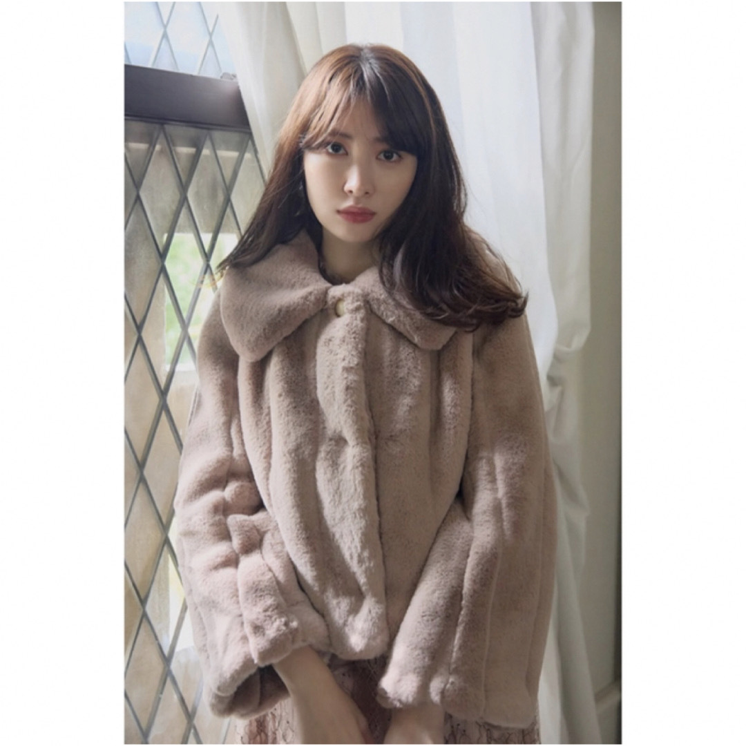 Her lip to(ハーリップトゥ)のwinter love faux fur coat herlipto レディースのジャケット/アウター(毛皮/ファーコート)の商品写真