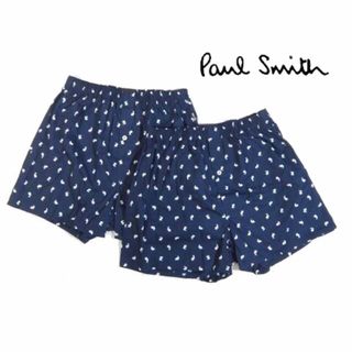 ポールスミス(Paul Smith)の【ポールスミス/Paul Smith】メンズトランクス・M・ネイビー系×2枚(トランクス)