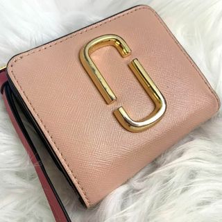 マークバイマークジェイコブス(MARC BY MARC JACOBS)のMARC JACOBS スナップショットレザー二つ折り財布 マルチL字ファスナー(財布)