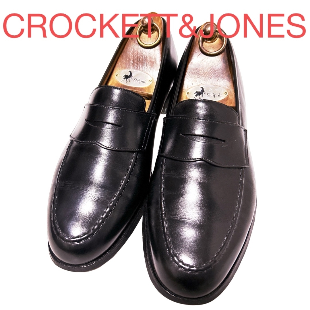 193.CROCKETT&JONES BOSTON コインローファー 9E