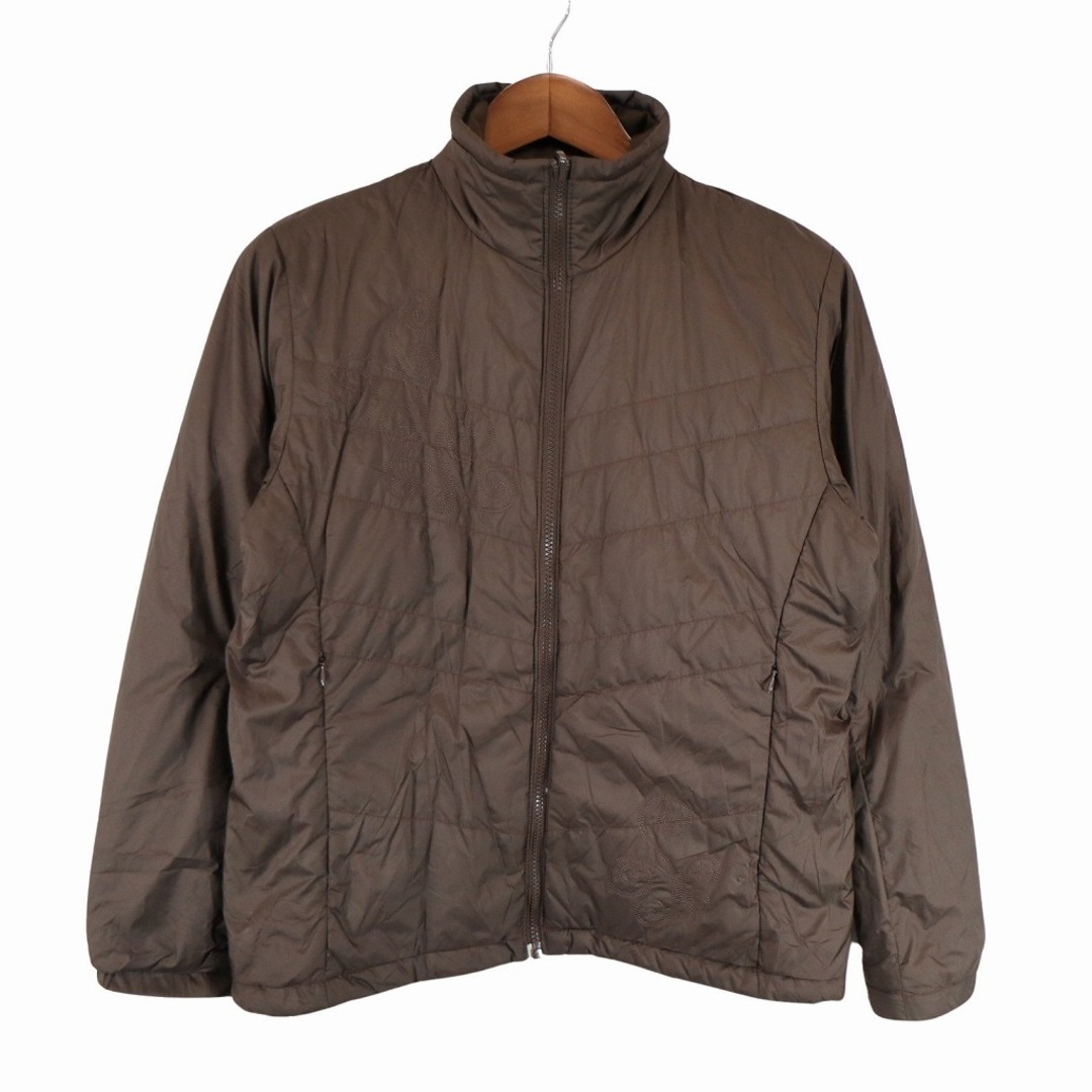 Columbia コロンビア 中綿 ジャケット 刺繍  アウトドア キャンプ アウター 防寒 ブラウン (レディース M)   O6316