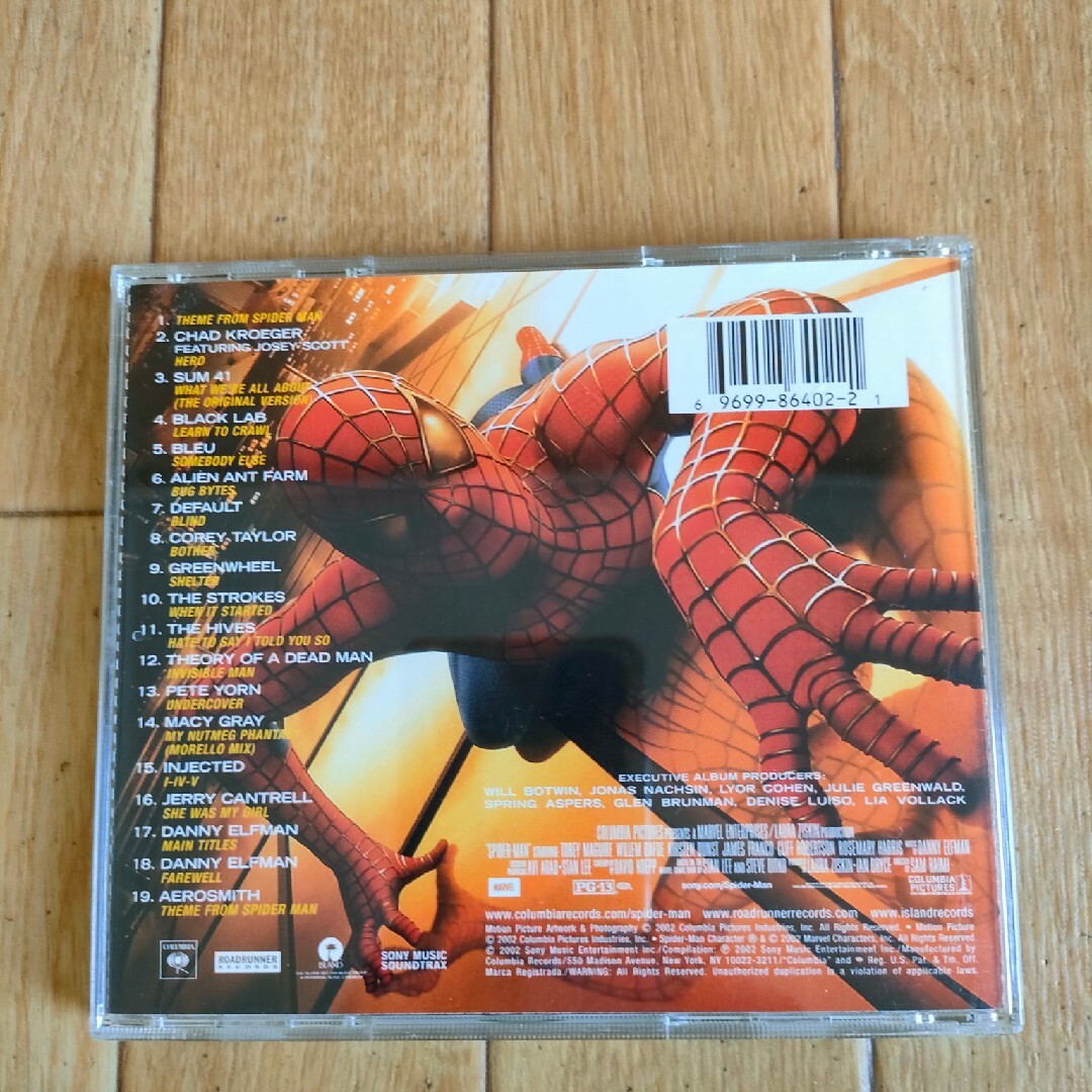 3Dジャケット限定盤 カナダ盤 スパイダーマン サウンドトラック OST エンタメ/ホビーのCD(映画音楽)の商品写真