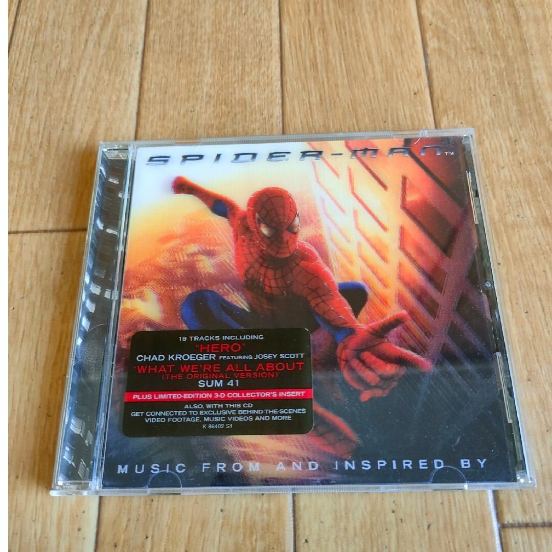 3Dジャケット限定盤 カナダ盤 スパイダーマン サウンドトラック OST エンタメ/ホビーのCD(映画音楽)の商品写真