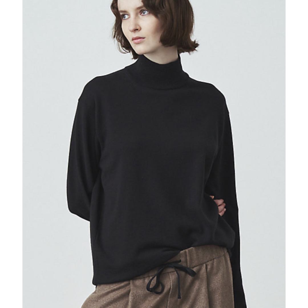 ATON NATURAL DYE WOOL  HIGHNECK SWEATER