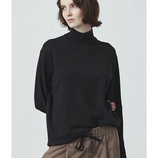 エイトン(ATON)のATON NATURAL DYE WOOL  HIGHNECK SWEATER(ニット/セーター)