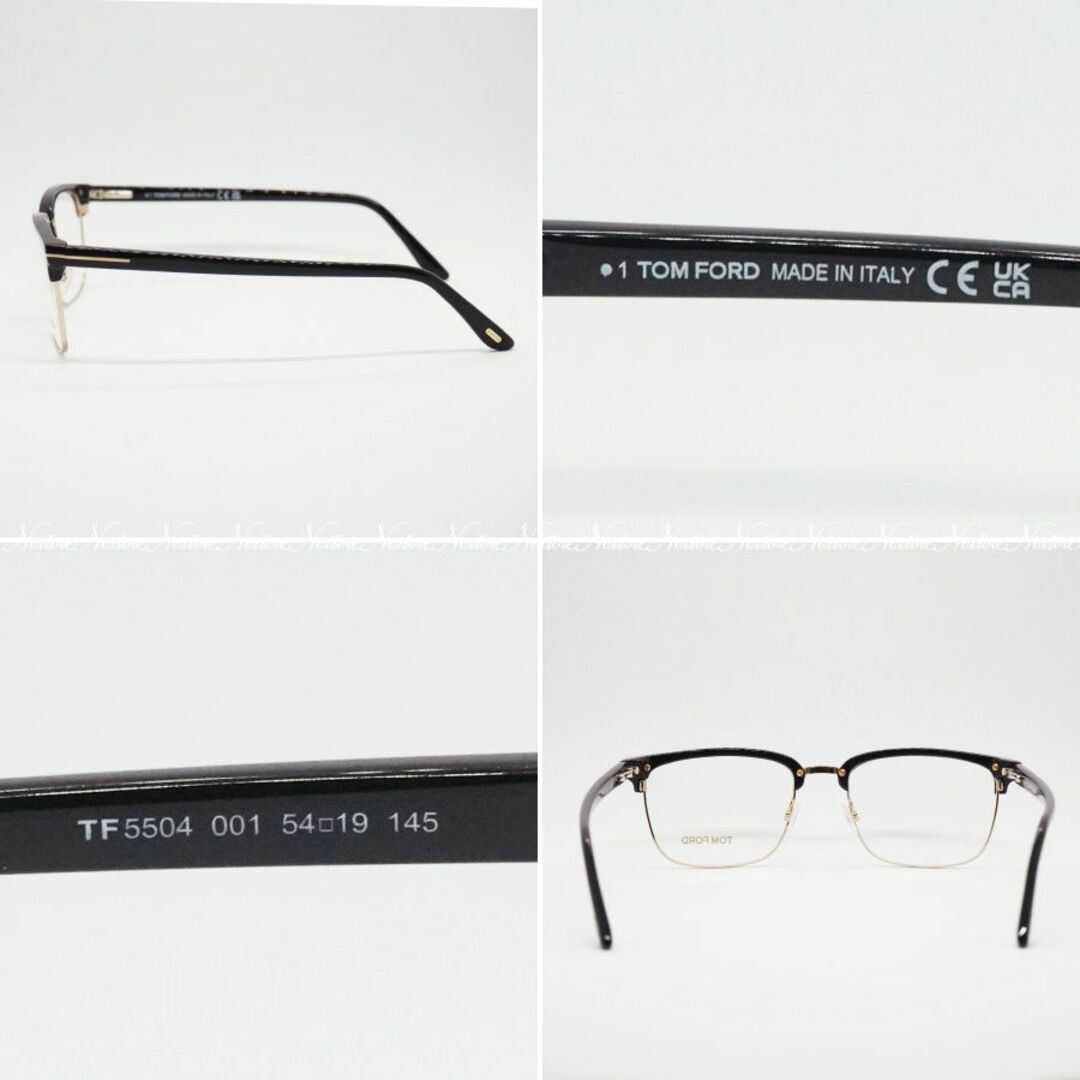 TOM FORD - 新品 トムフォード TF5504 FT5504 001 眼鏡 メガネ