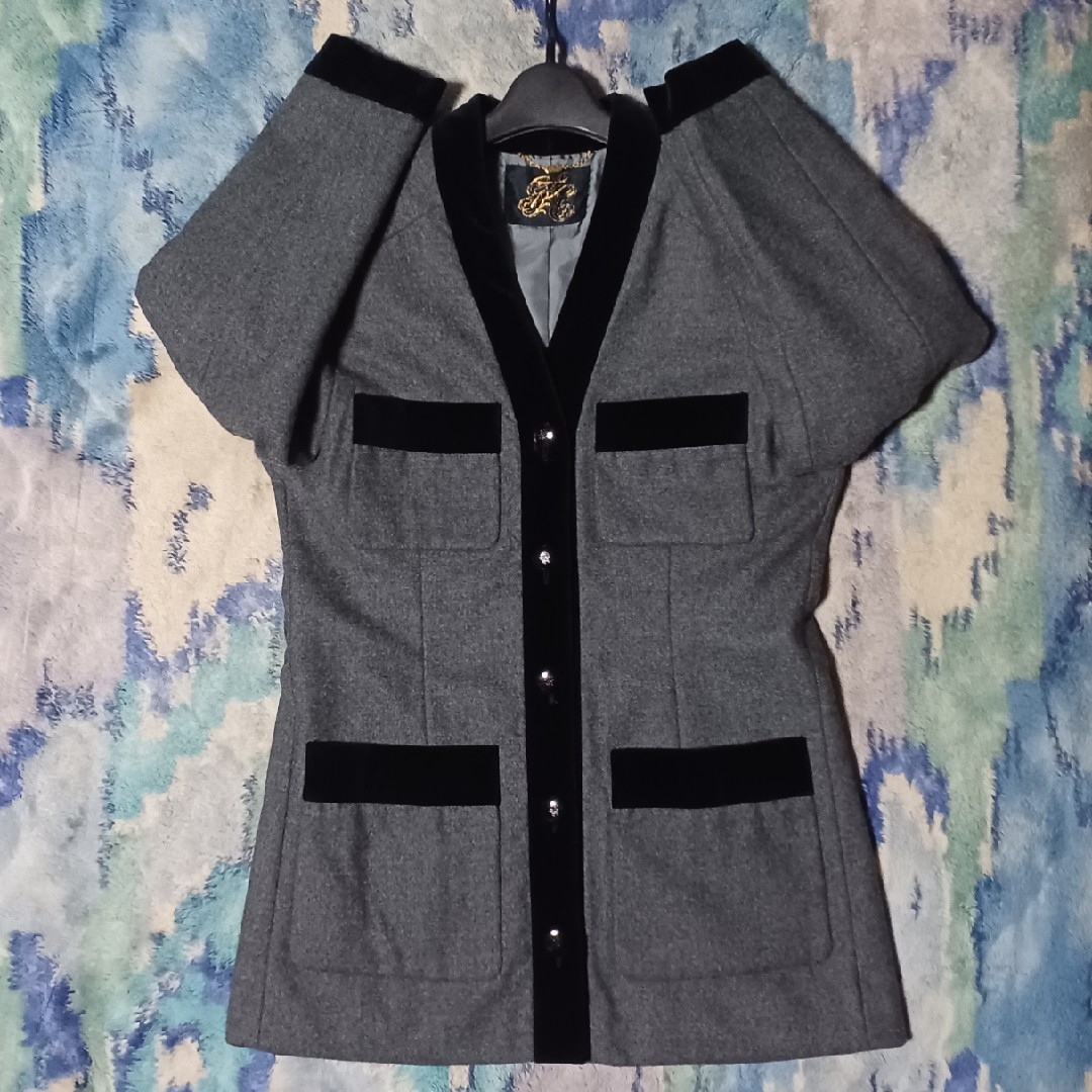 WOOL half coat ITALIYA half jacket GK