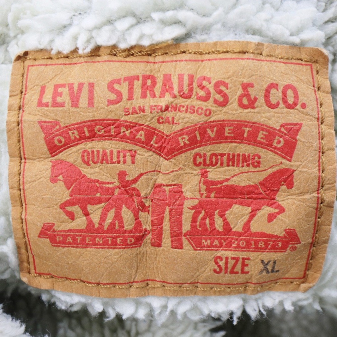 Levi's リーバイス デニムジャケット 防寒 ボア  大きいサイズ ブルー (メンズ XL)   O6370 8