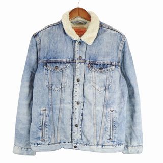 Levi's リーバイス デニムジャケット 防寒 ボア  大きいサイズ ブルー (メンズ XL)   O6370