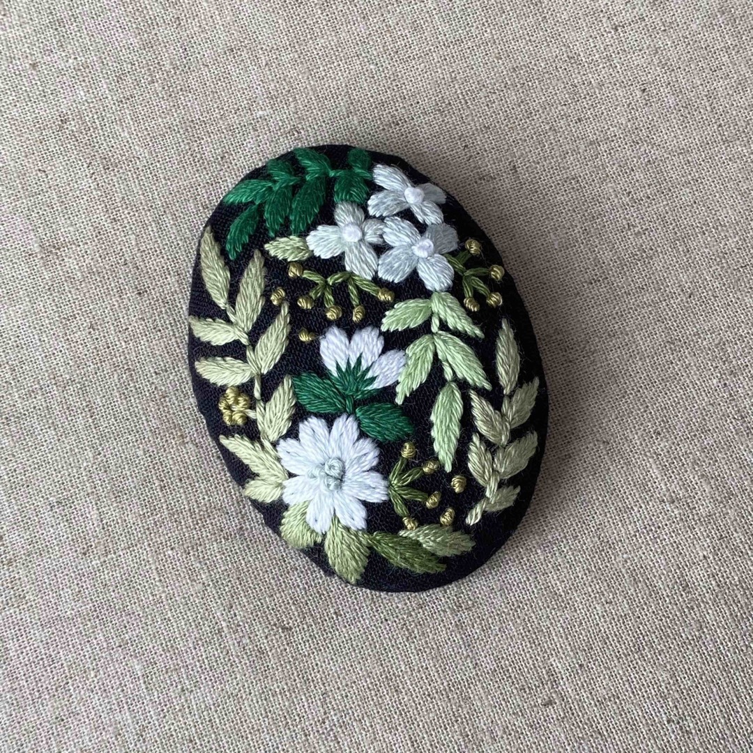 ハンドメイド 山菜 タラの芽 フキノトウ たけのこ 刺繍 くるみボタン