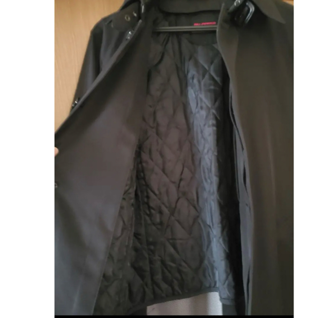 Mr.Junko(ミスタージュンコ)の黒ハーフコート　Mr.Junko Sサイズ メンズのジャケット/アウター(ステンカラーコート)の商品写真