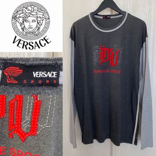 ヴェルサーチ(VERSACE)の[レトロハイブランド】VERSACE SPORTS ロングスリーブ TEE(Tシャツ/カットソー(七分/長袖))