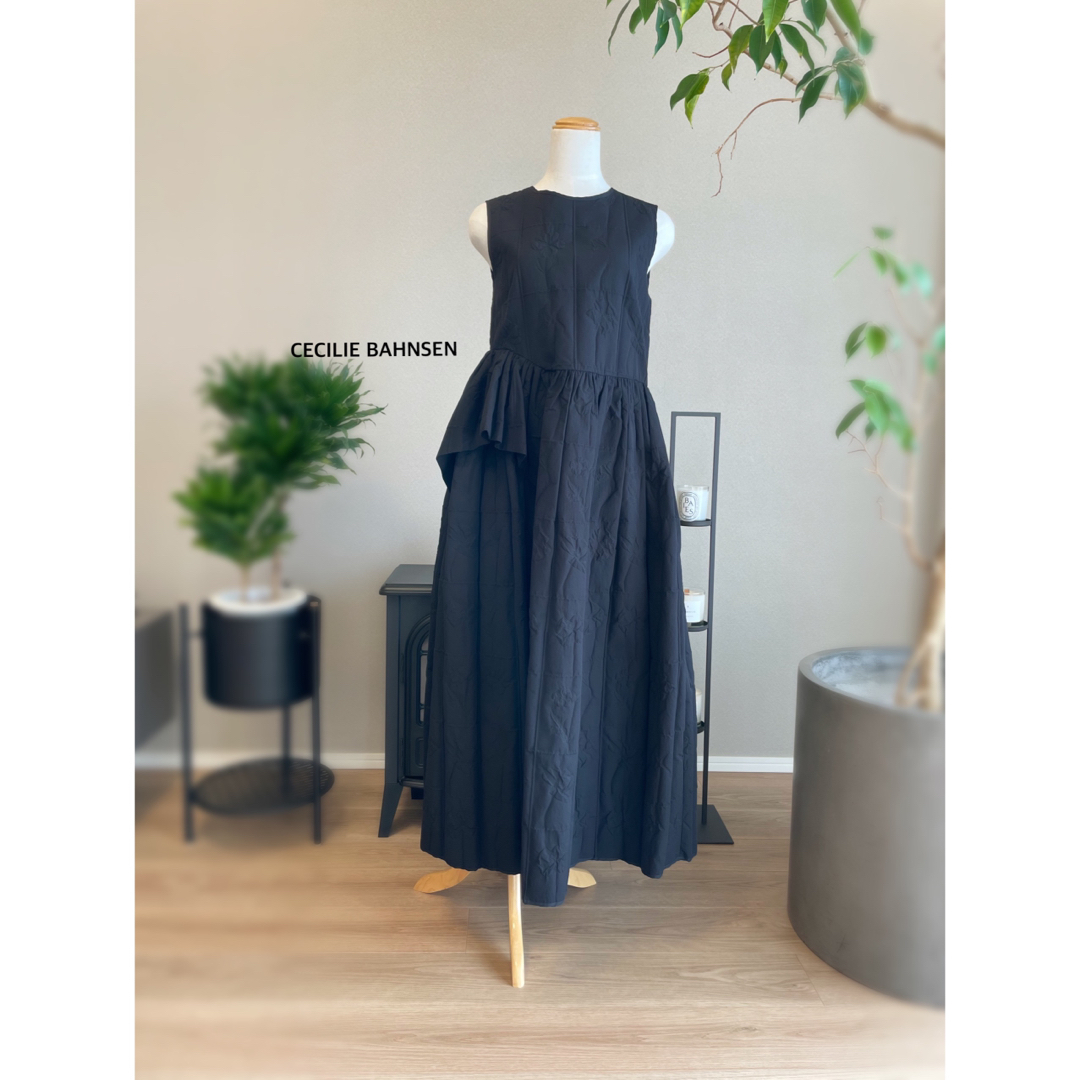 Drawer セシリーバンセンDITTE DRESS 黒CECILIEBAHNSEN