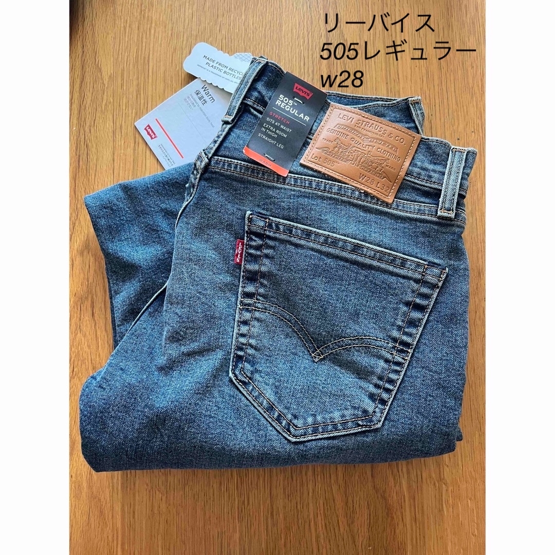 Levi's - 【新品】リーバイス メンズ 505 レギュラー 暖パン W28の通販 ...