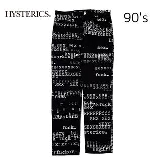 HYSTERICS - 【Hysteric Glamour】希少 90s タイプライター スキニー