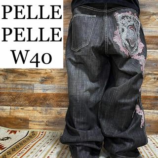 PELLE PELLE ペレペレ XL バギーパンツ ナイロンパンツ 極太ワイド