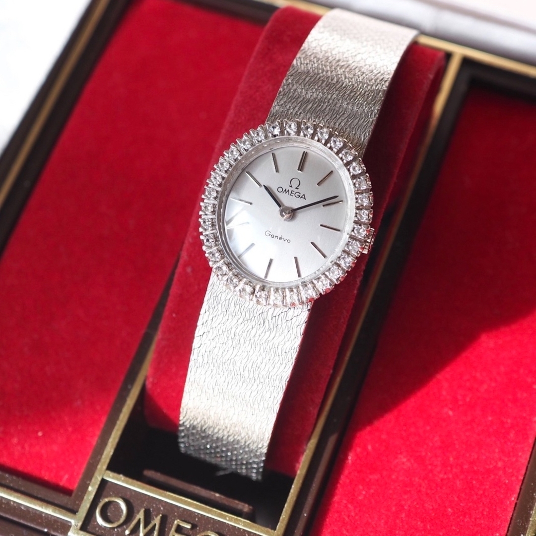 OMEGA - 美品✨OMEGA オメガ ダイヤベゼル ジュエリーウォッチ 時計