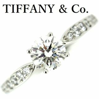 ティファニー(Tiffany & Co.)のティファニー ハーモニー 0.54ct H-VVS2-3EX ダイヤモンド リング Pt950(リング(指輪))