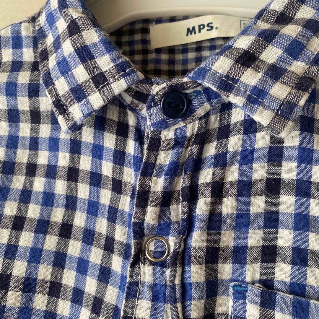 MPS(エムピーエス)のMPS チェックシャツ キッズ/ベビー/マタニティのキッズ服男の子用(90cm~)(ブラウス)の商品写真