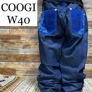 GAPstussytommyクージー COOGI 刺繍デニム - デニム/ジーンズ