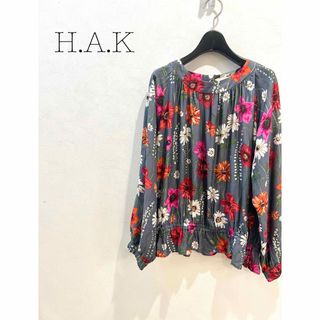 ハク(H.A.K)のH.A.K☆フラワープリント ブラウス(シャツ/ブラウス(長袖/七分))