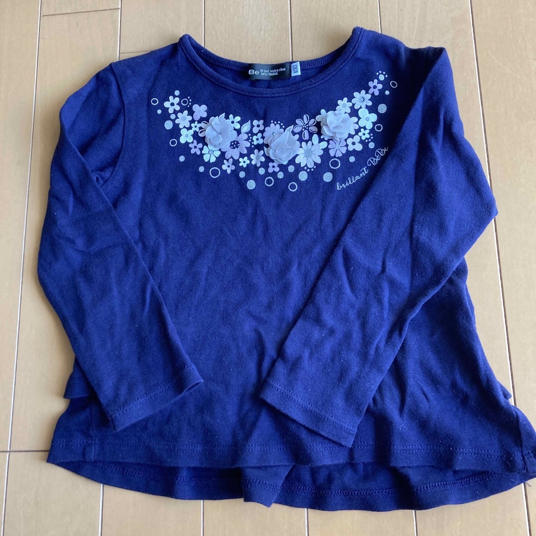 BeBe(ベベ)の100センチべべ3枚セット キッズ/ベビー/マタニティのキッズ服女の子用(90cm~)(その他)の商品写真