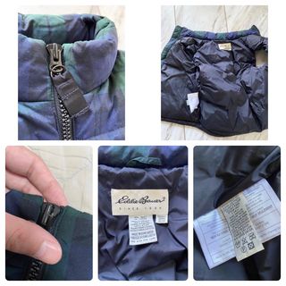 Eddie Bauer - 00s Y2K eddie bauer ブラックウォッチ チェック ダウン