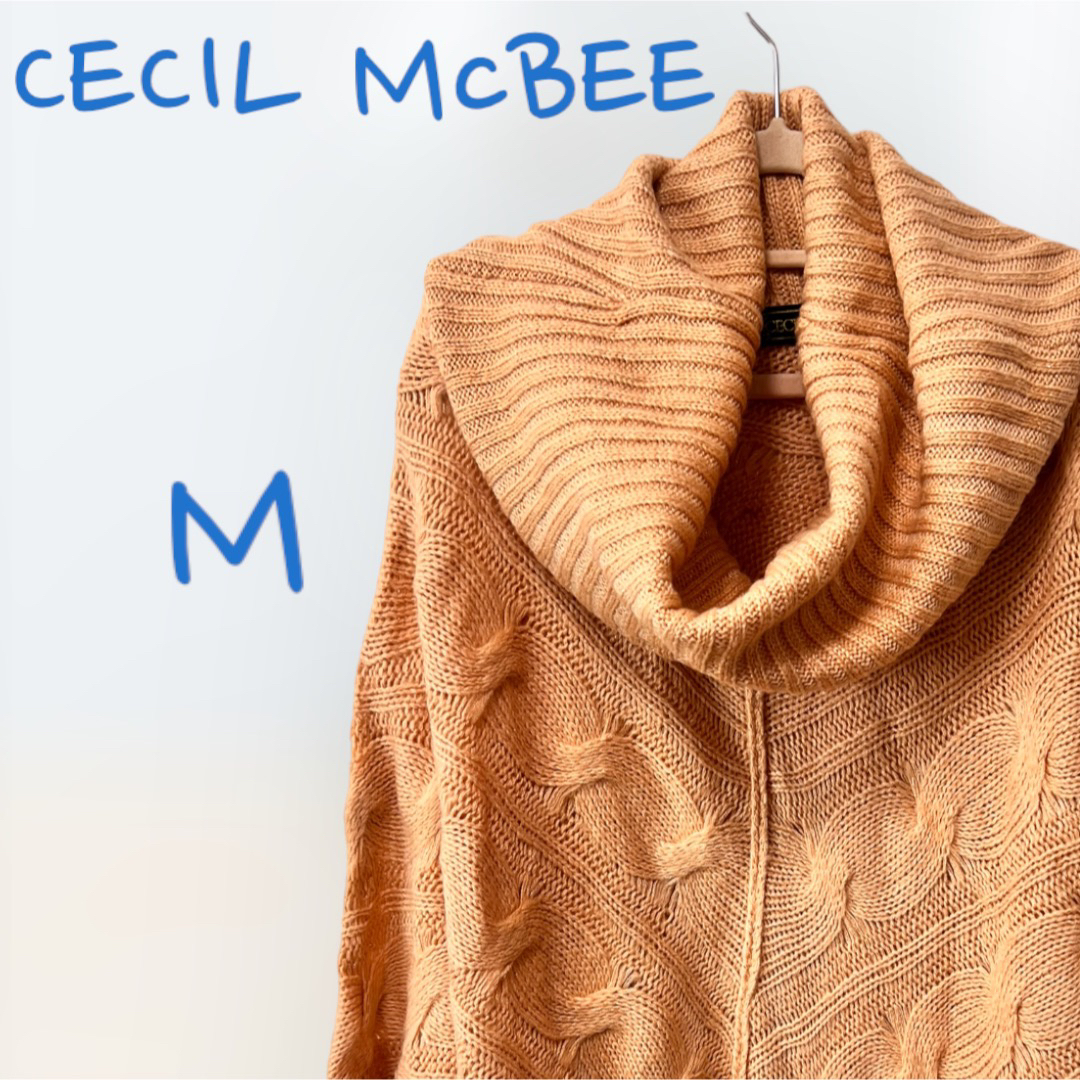 CECIL McBEE(セシルマクビー)のCECIL McBEE セシルマクビー　長袖トップス　ニット　Mサイズ レディースのトップス(ニット/セーター)の商品写真