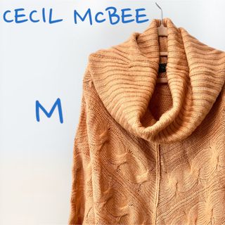 セシルマクビー(CECIL McBEE)のCECIL McBEE セシルマクビー　長袖トップス　ニット　Mサイズ(ニット/セーター)