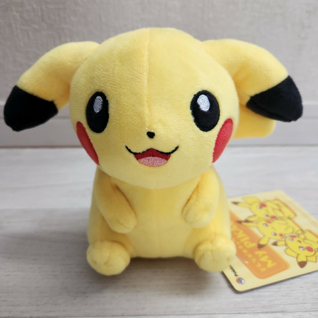 MY PIKACHU マイピカチュウ　オス　垂れ耳　笑顔　メモリアルタグ付