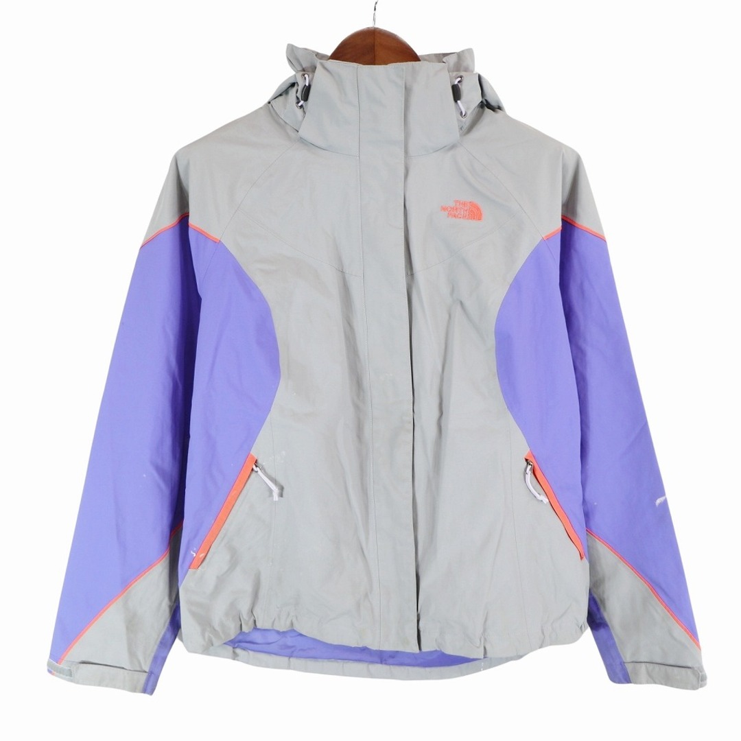 THE NORTH FACE ノースフェイス HYVENT マウンテンパーカー アウトドア キャンプ アウター 防寒 グレー (レディース M)   O6457