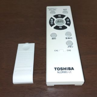 トウシバ(東芝)のリモコン　LED　照明　中古品　TOSHIBA(天井照明)