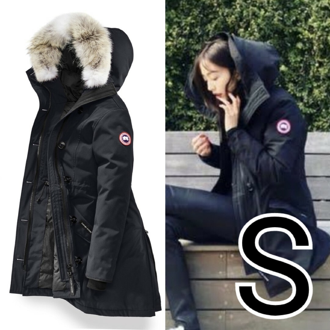 CANADA GOOSE(カナダグース)の【匿名スピード配送】美品カナダグースロスクレアフュージョンフィットSネイビー レディースのジャケット/アウター(ダウンジャケット)の商品写真