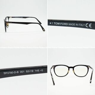 TOM FORD - 新品 トムフォード TF5780 FT5780 001 眼鏡 メガネ ...