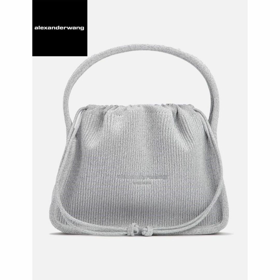 Alexander Wang ryan リフレクティブリブニット ラージバッグ