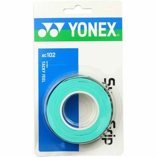 ヨネックス(YONEX)のヨネックス　ウェットスーパーグリップ AC102［3本入］　グリーン(バドミントン)