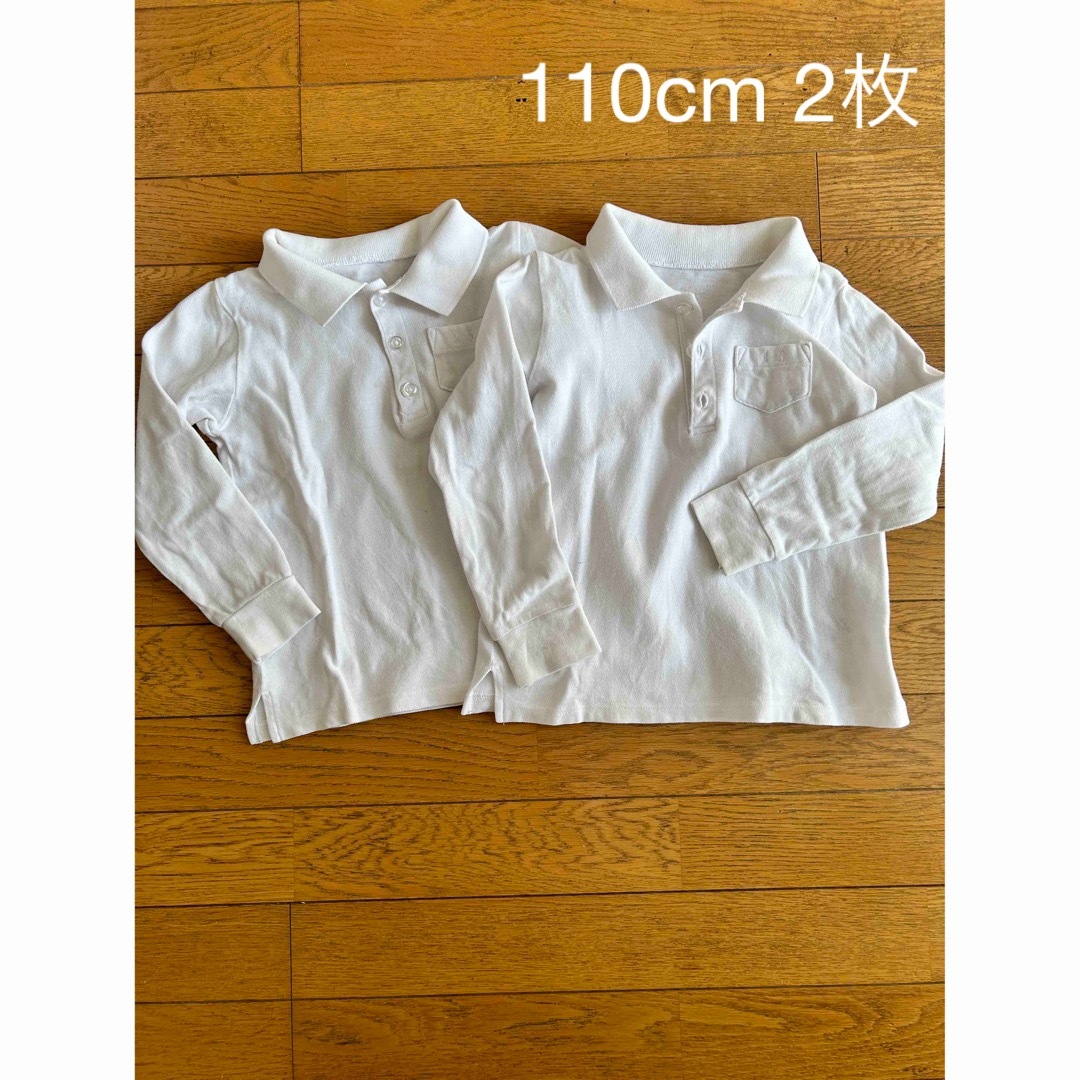 ベルメゾン(ベルメゾン)のポロシャツ　110cm 2枚 キッズ/ベビー/マタニティのキッズ服女の子用(90cm~)(ブラウス)の商品写真