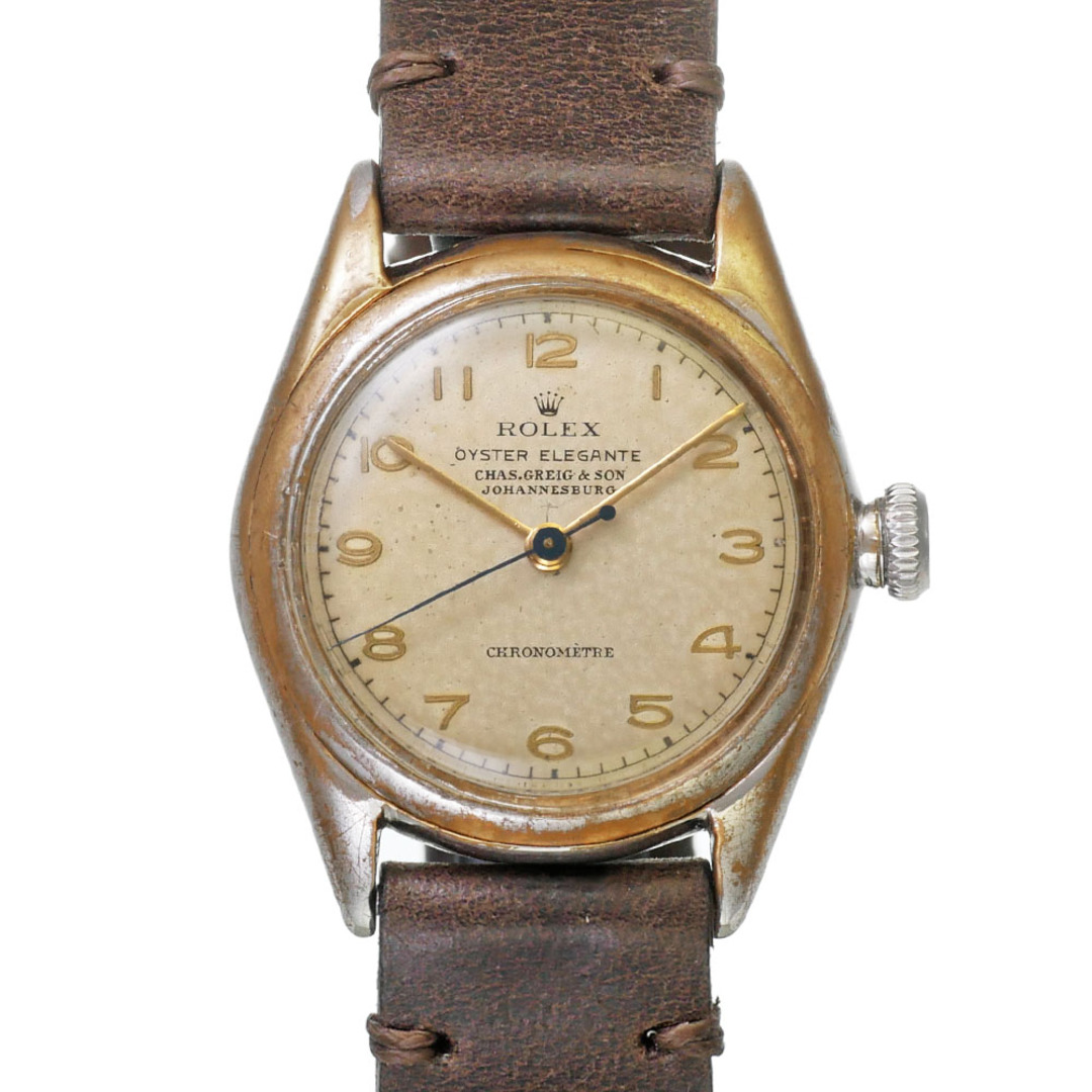 ROLEX オイスター エレガント CHAS.GREIG&SON  Ref.3121 アンティーク品 メンズ 腕時計