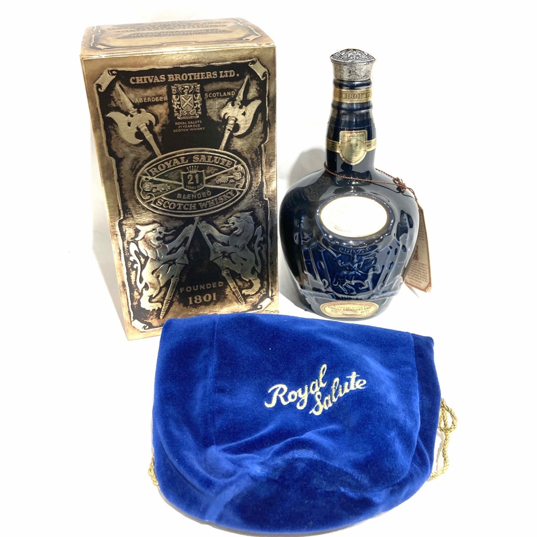 未開栓 ロイヤルサルート ROYAL SALUTE 21年 700ml 青